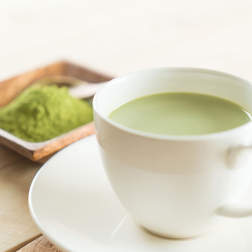 Coconut Milk, Matcha Green Tea Latte